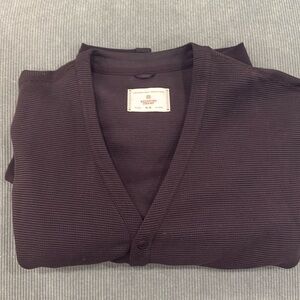 Reigning Champ thermal cardigan. Size M. Black.